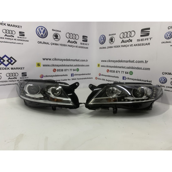 Volkswagen Passat CC Sıfır Far Sağ Sol 2011-2017 Komple Xenon Far Seti